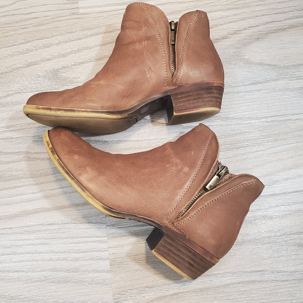 Lucky Brand Brenon Ankle Booties Sz 6.5